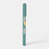 Coque iPhone 16 Retro Minimalist Wild Rose Illustration (Côté droit)