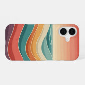Coque iPhone 16 Retro Ocean Layers (Verso Horizontal)
