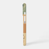 Coque iPhone 16 Retro Orbital Circles Pattern (Côté gauche)