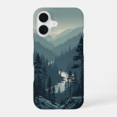 Coque iPhone 16 Retro Pine Valley (Verso)