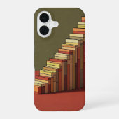 Coque iPhone 16 Retro Pixel Staircase (Verso)
