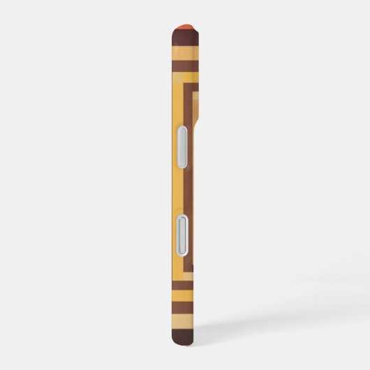 Coque iPhone 16 Retro Pixel Tunnel (Côté droit)