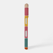 Coque iPhone 16 Retro Rectangle Mosaic (Côté droit)