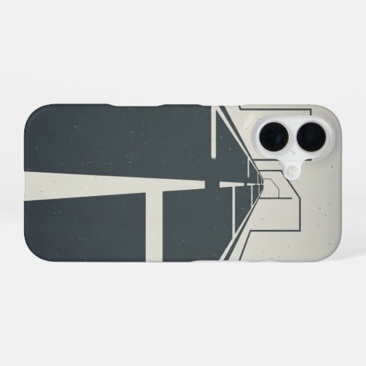 Coque iPhone 16 Retro Road Divider Lines (Verso Horizontal)