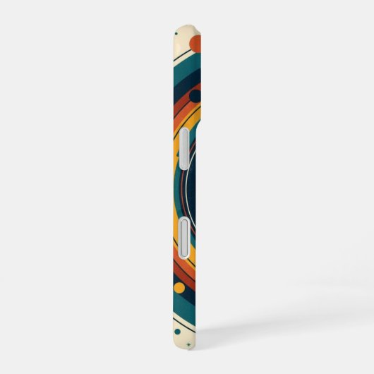 Coque iPhone 16 Retro Solar Eclipse (Côté droit)