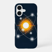 Coque iPhone 16 Retro Solar Orbit (Verso)