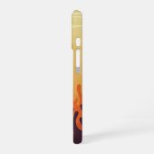 Coque iPhone 16 Retro Underwater Bubbles (Côté gauche)