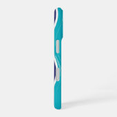 Coque iPhone 16 Retro Wavy Stripe Seamless Pattern (Côté droit)