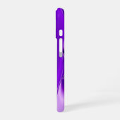 Coque iPhone 16 Rêves arc-en-ciel violet 3D, Alien (Côté gauche)
