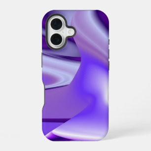 Coque iPhone 16 Rêves d'arc-en-ciel de fleurs violettes