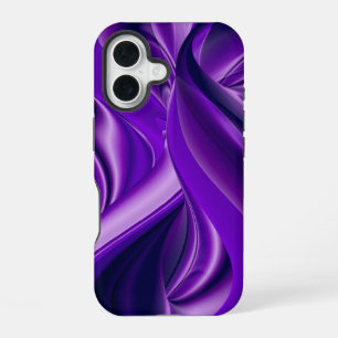 Coque iPhone 16 Rêves d'arc-en-ciel de fleurs violettes