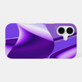 Coque iPhone 16 Rêves de Fleur Violette (Verso Horizontal)