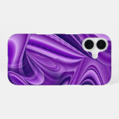 Coque iPhone 16 Rêves de Fleur Violette (Verso Horizontal)