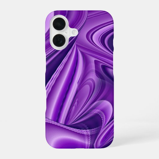 Coque iPhone 16 Rêves de Fleur Violette (Verso)