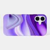 Coque iPhone 16 Rêves de Fleur Violette (Verso Horizontal)