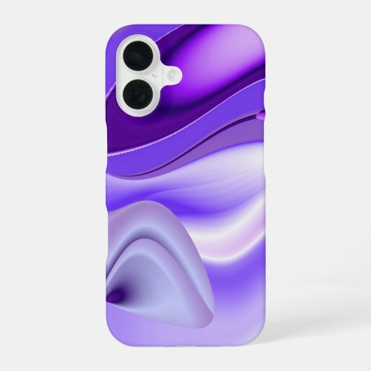 Coque iPhone 16 Rêves de Fleur Violette (Verso)