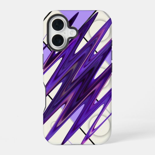 Coque iPhone 16 rêves d'Indigo Thunder (Verso)