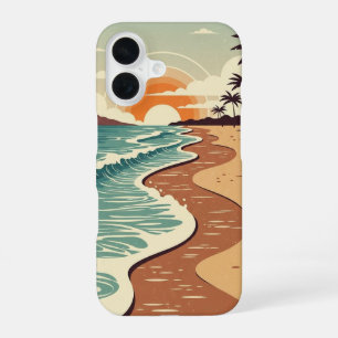 Coque iPhone 16 Rivage Estival Chaleureux
