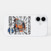 Coque iPhone 16 Road Legends : le rugissement des semi-remorques ! (Verso Horizontal)