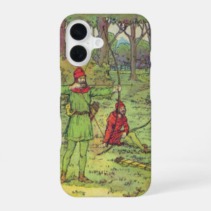Coque iPhone 16 Robin des Bois dans la forêt