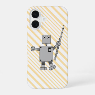 Coque iPhone 16 Robot Flûte