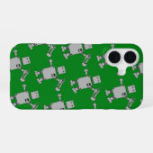Coque iPhone 16 Robot Trompette (Verso Horizontal)