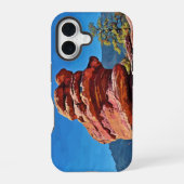 Coque iPhone 16 Roche équilibrée au jardin des dieux (Verso)