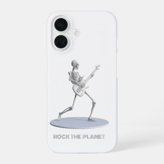 Coque iPhone 16 Rock The Planet (Verso)