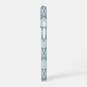 Coque iPhone 16 Rococo Damask Rpt Motif Œuf de Canard Bleu+Turquoi (Côté gauche)