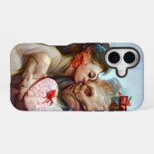 Coque iPhone 16 Romance Alien lunatique (Verso Horizontal)