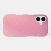 Coque iPhone 16 Romantic Sakura - Soft Pink Gradient Phone Case (Verso Horizontal)