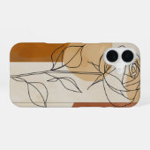 Coque iPhone 16 Rose en Ligne Simple (Verso Horizontal)