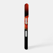 COQUE iPhone 16 ROSE FRACTALE ROUGE BLEU (Côté droit)