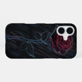 Coque iPhone 16 Rose Lumineuse (Verso Horizontal)