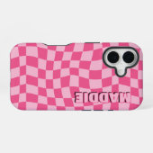 Coque iPhone 16 Rose Prépa Géométrique (Verso Horizontal)