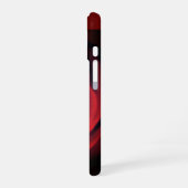 Coque iPhone 16 Rose rouge foncé près (Côté gauche)
