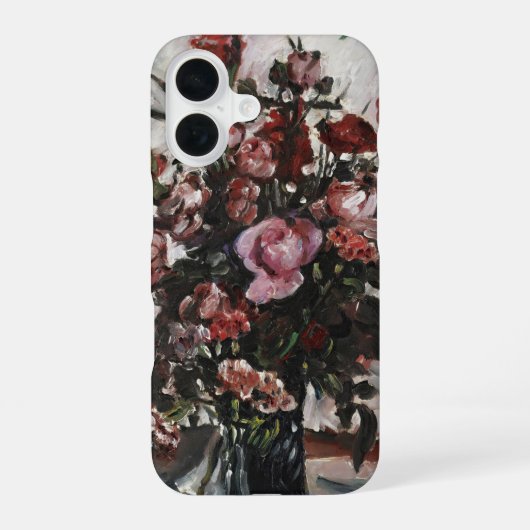 Coque iPhone 16 Roses rose | Lovis Corinth (Verso)