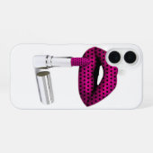 Coque iPhone 16 Rouge à lèvres, iphone, étui 16 🤳 (Verso Horizontal)