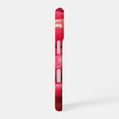 Coque iPhone 16 rouge long (Côté droit)