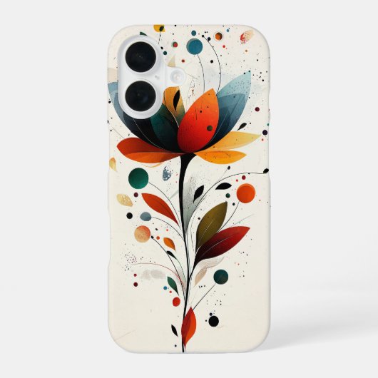 Coque iPhone 16 Rouge Sauvage (Verso)