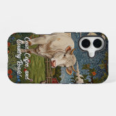 Coque iPhone 16 Routes de campagne de café de vaches (Verso Horizontal)