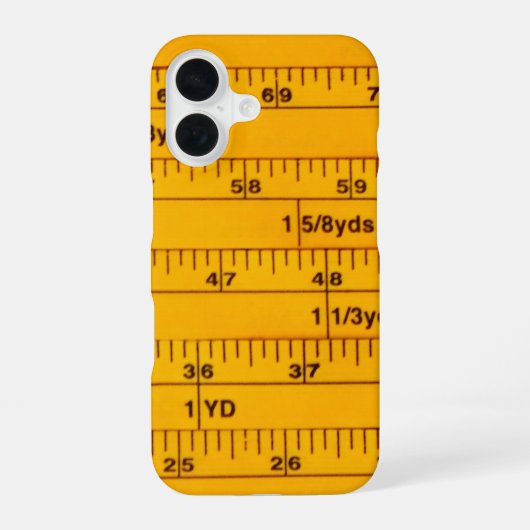Coque iPhone 16 Ruban à mesurer - (Verso)