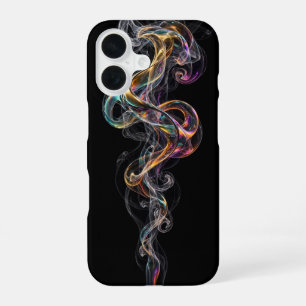 Coque iPhone 16 Ruban de fumée holographique ultra étroit