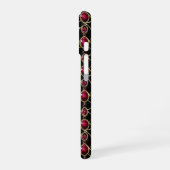 Coque iPhone 16 Ruby Jewel Motif (Côté gauche)