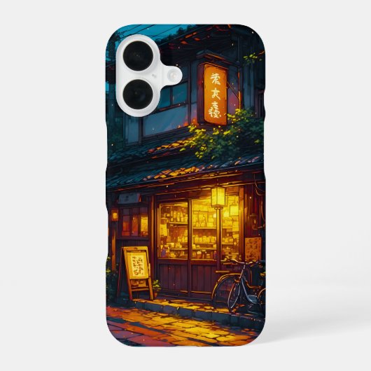 Coque iPhone 16 Rue tranquille (Verso)