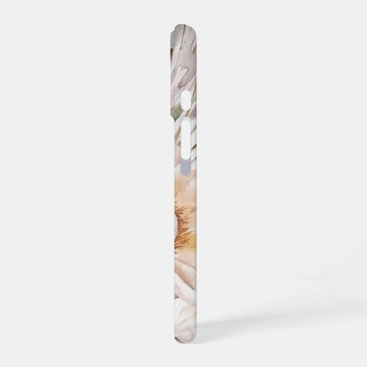 Coque iPhone 16 Rustic Boho Terracotta Botanical (Côté gauche)