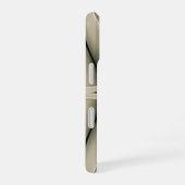 Coque iPhone 16 Sablier abstrait Art Déco Frolic (Côté droit)