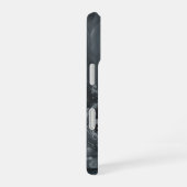 Coque iPhone 16 Sablier Éternel : Le Chat Noir du Temps (Côté droit)