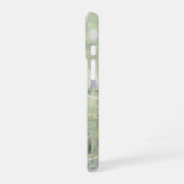 Coque iPhone 16 Sage Green Ivory Abstract Design (Côté gauche)