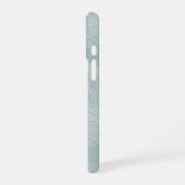 Coque iPhone 16 Sage | Tropical Botanical Palm Feuille Motif (Côté gauche)
